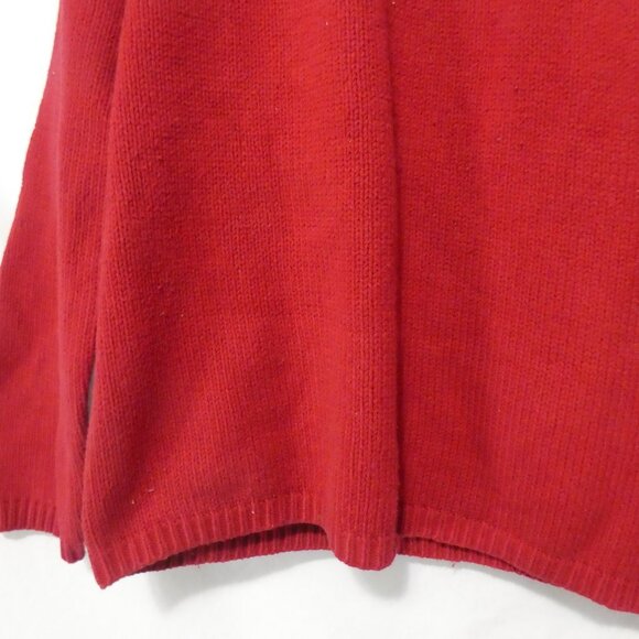 JOHN ASHFORD | small | Striped Red Knit Crewneck Sweater - Picture 7 of 16